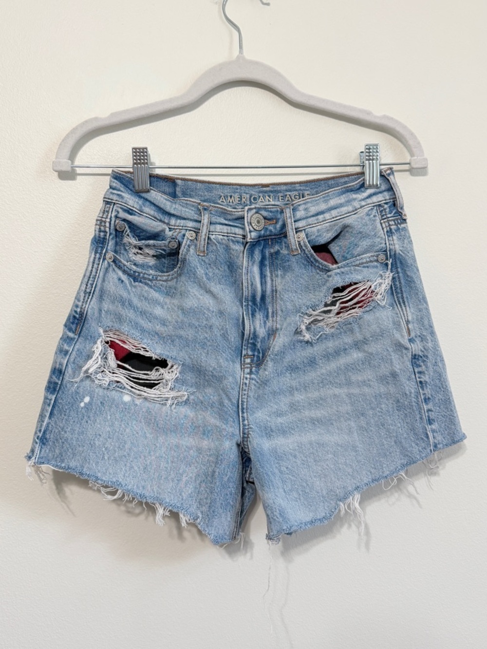 American Eagle Highest Rise 90s Boyfriend Denim Shorts Size 4 Jean